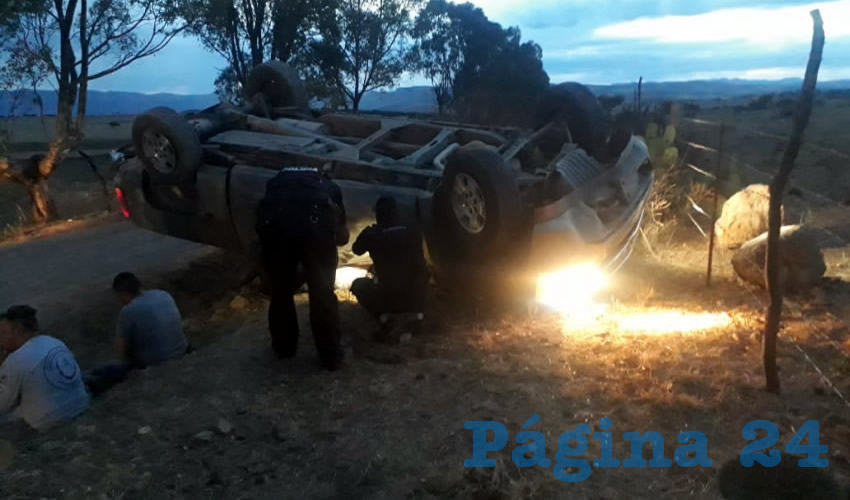 El percance ocurri&oacute; en la terracer&iacute;a Los Mu&ntilde;oz-Potreros, en Jes&uacute;s Mar&iacute;a
