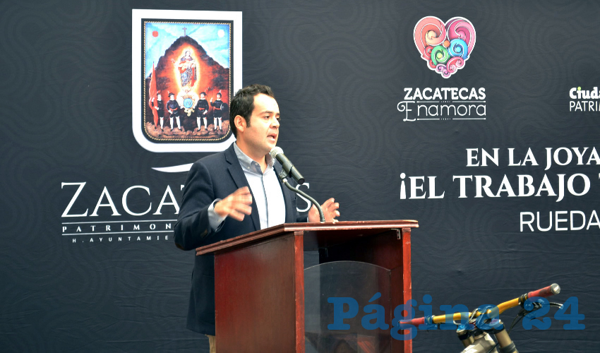 Ulises Mejía Haro, presidente municipal de Zacatecas (Foto Merari Martínez)
