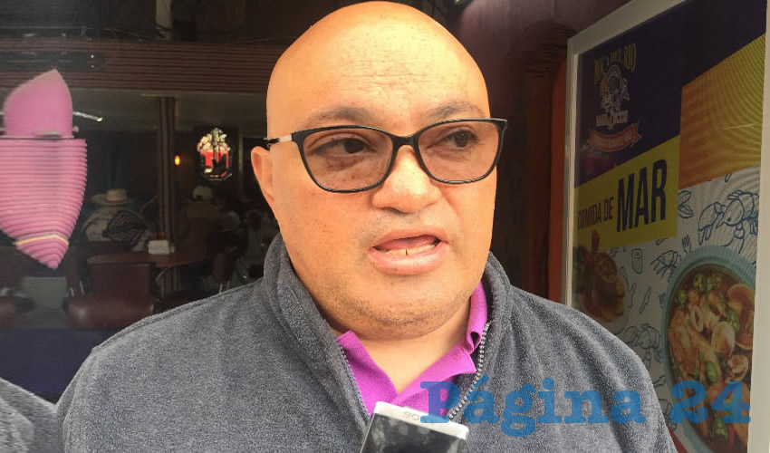 Martín Uvario Gaspar, activista de la comunidad (Foto Cristo González)