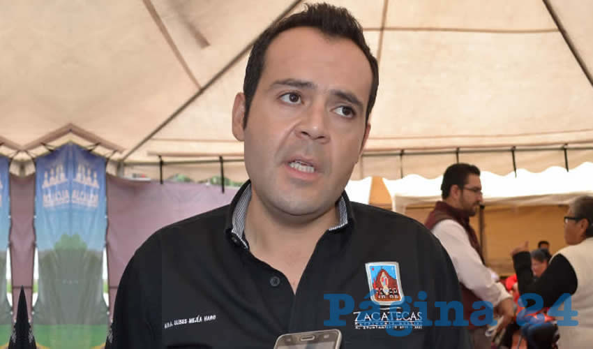 Ulises Mejía Haro, presidente municipal de Zacatecas (Foto Merari Martínez)