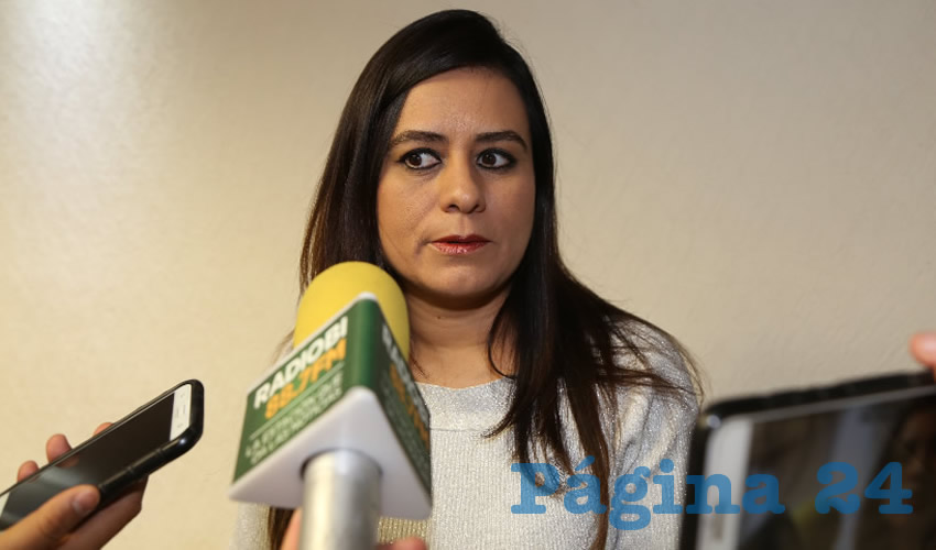 Gladys Adriana Ramírez Aguilar, diputada local (Foto: Eddylberto Luévano Santillán)