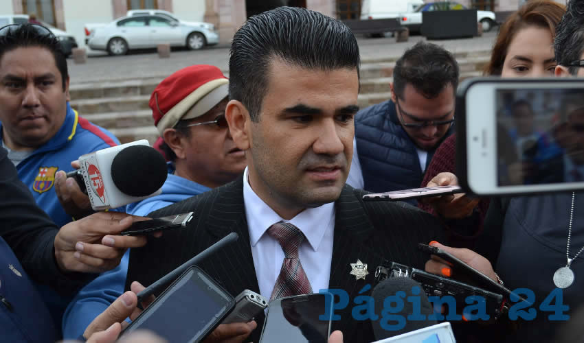 Osvaldo Cerrillo Garza, secretario técnico estatal de la Secretaria de Seguridad y Protección Ciudadana del gobierno federal (Foto Merari Martínez)