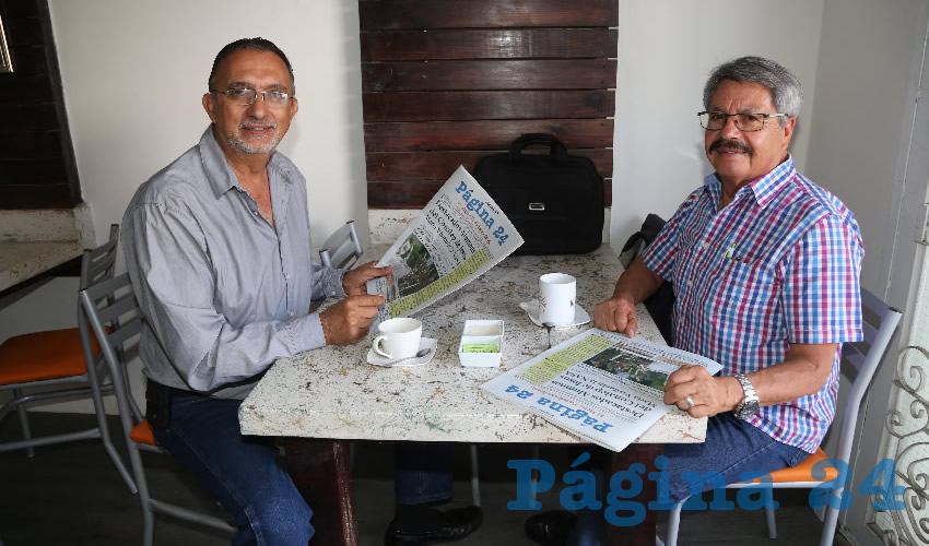 En Café 664 departieron Joel García Rojas y Aarón Villar Guerrero