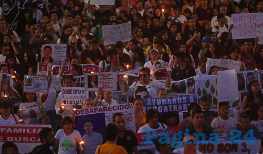 Jalisco atraviesa una grave crisis en la agen­da de personas desapareci­das