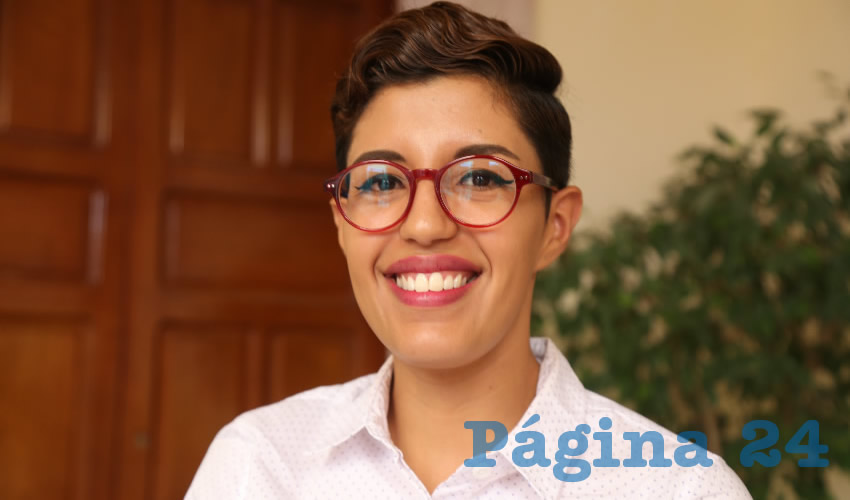 Angélica Contreras, activista de la Comunidad Feminista