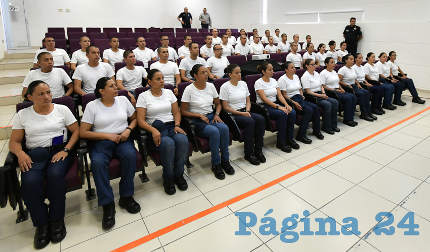 Lograron cumplir los requisitos y comenzaron con el entrenamiento y capacitaci&oacute;n que imparten los profesionales en seguridad p&uacute;blica