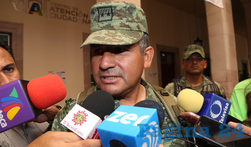 Alejandro Z&aacute;rate Nava, inspector de la Guardia Nacional en Aguascalientes (Foto: Eddylberto Lu&eacute;vano Santill&aacute;n)
