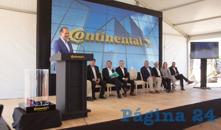 El gobernador Martín Orozco Sandoval señaló que Continental representa un reto que los aguascalentenses asumen con grandes expectativas