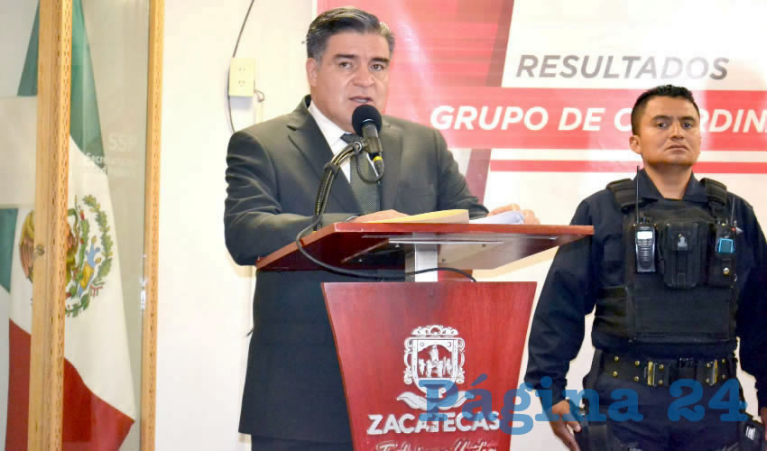 Ismael Camberos Hernández, titular de la Secretaría de Seguridad Pública (SSP) (Foto Merari Martínez)