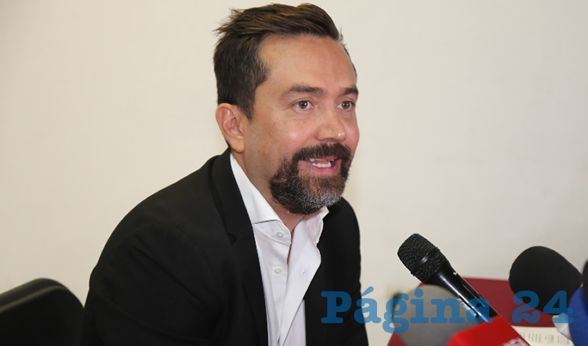 Arturo Ávila Anaya asegura que la multa del INE puede que no proceda y no se pague (Foto Eddylberto Luévano Santillán)