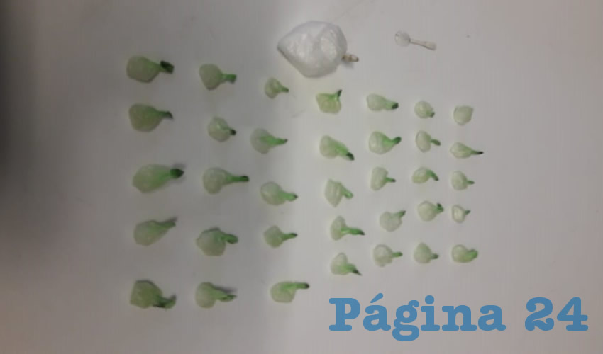 La droga decomisada a Jazm&iacute;n &ldquo;N&rdquo; &ldquo;N&rdquo;