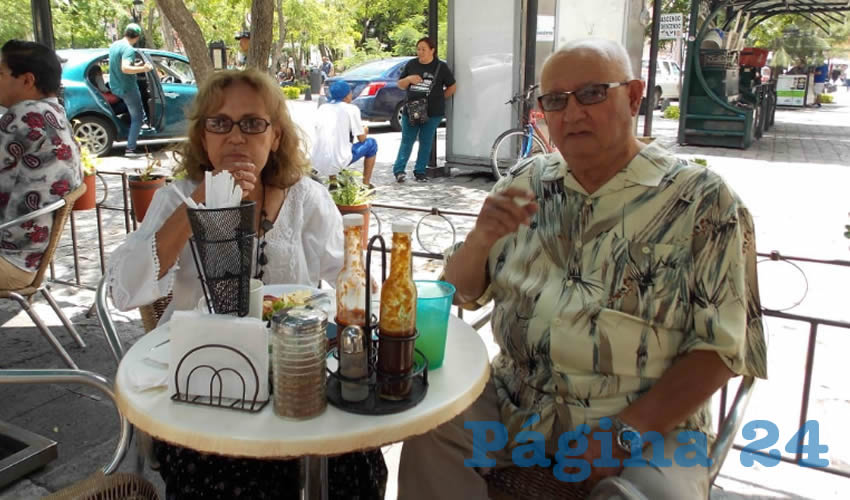 Mariela Luna y Ramiro Garc&iacute;a compartieron el pan y la sal en Caf&eacute; Catedra