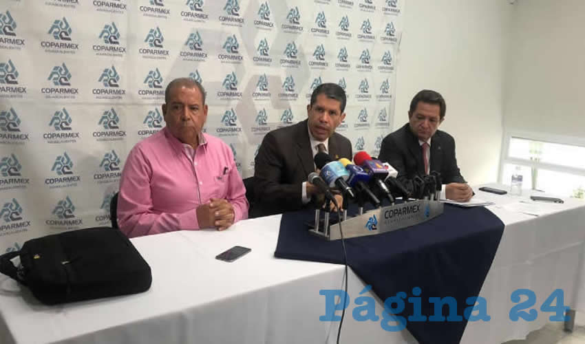 Rueda de Prensa Coparmex (Foto: Eddylberto Luévano Santillán)