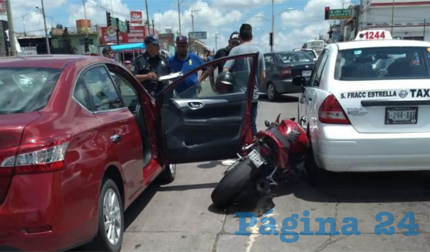 Tras estamparse la jaca de acero, la acompa&ntilde;ante del motociclista result&oacute; herida y fue hospitalizada