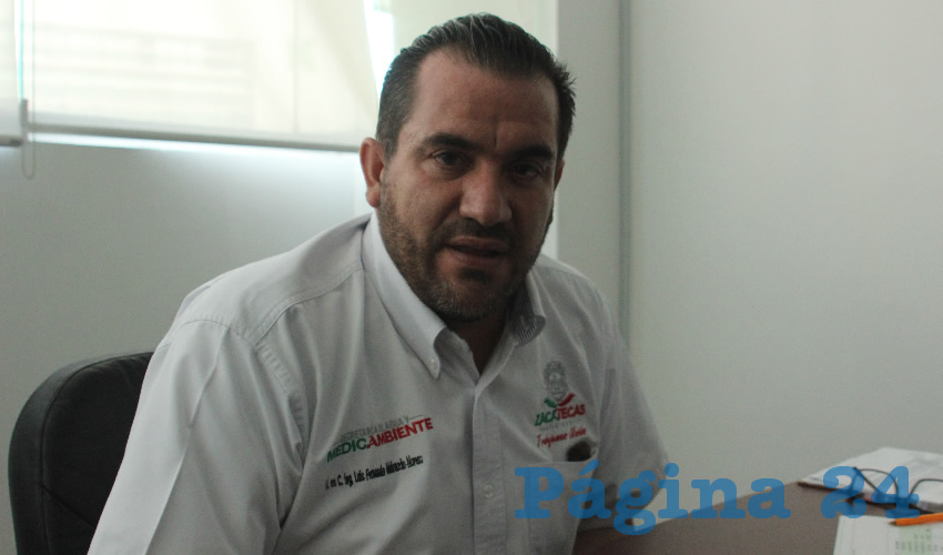 Luis Fernando Maldonado Moreno, titular de la Secretaría del Agua y el Medio Ambiente (SAMA) (Foto: Manuel Medina Castro)
