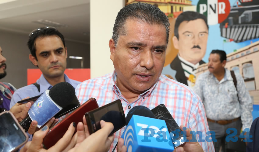 Enrique Juárez Ramírez, presidente Estatal del PRI (Foto: Eddylberto Luévano Santillán)