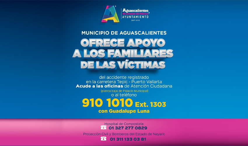 Para proporcionar la ayuda sólo es necesario que acudan a la oficina de Atención Ciudadana ubicada en la planta baja de Palacio Municipal