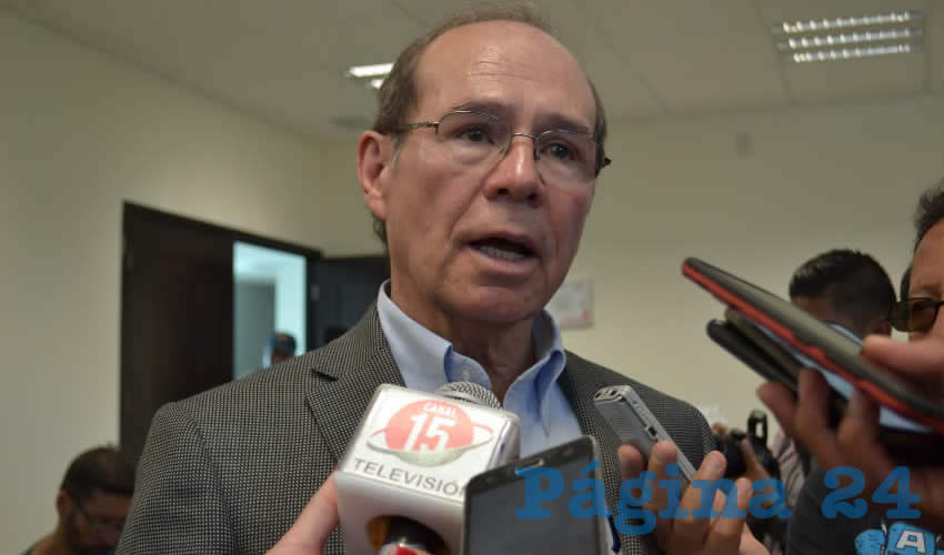 Benjamín de León Mojarro, titular de la Junta Intermunicipal de Agua Potable y Alcantarillado de Zacatecas (Jiapaz (Foto Merari Martínez)