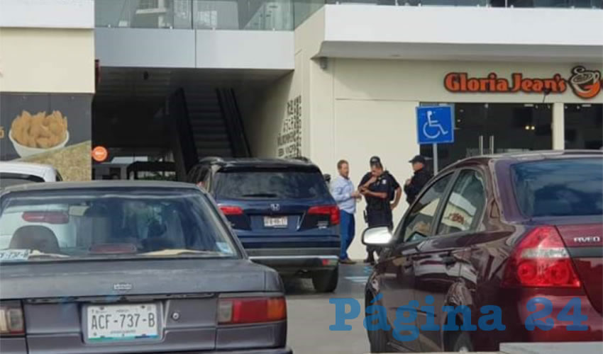 En el estacionamiento del centro comercial San Telmo fue sorprendida la familia por un hamp&oacute;n