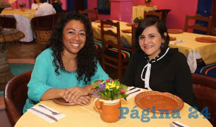 En La Saturnina almorzaron Judith González Minero y Zafiro Padilla Padilla
