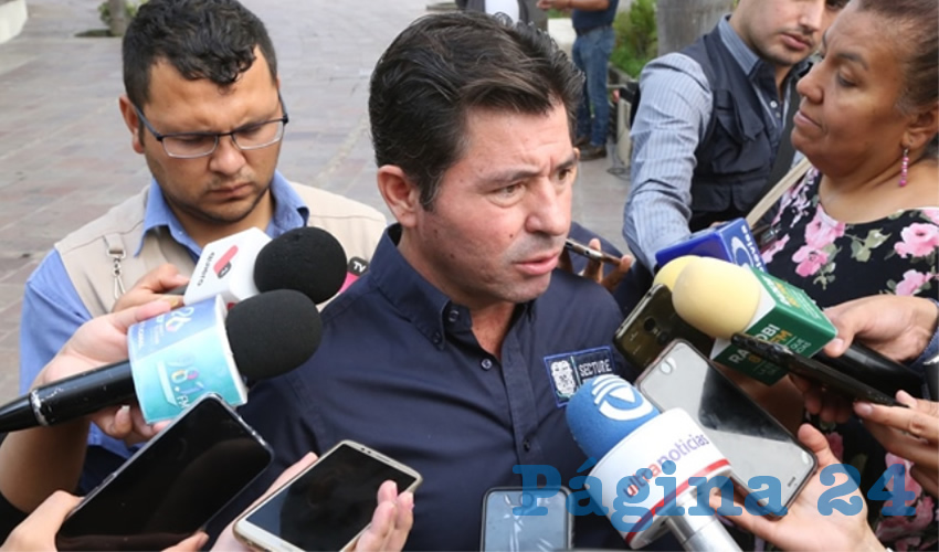 Jorge L&oacute;pez Mart&iacute;n sigue de pleito con el gobierno Municipal (Foto: Eddylberto Lu&eacute;vano Santill&aacute;n)
