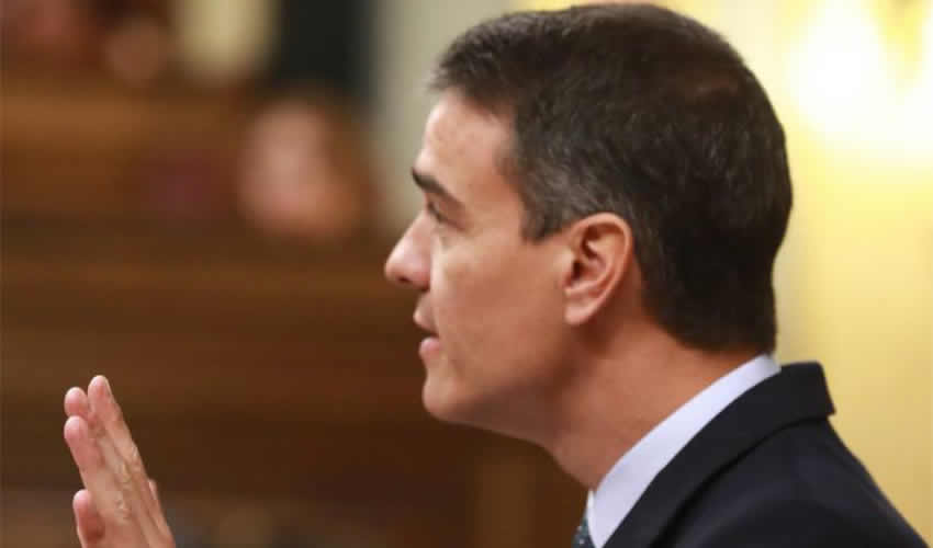 Pedro Sánchez, presidente del Gobierno español (Foto: Tomada de Twitter @PSOE)