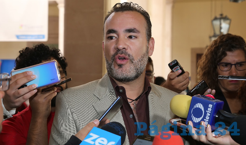 Mauricio González López, regidor del Ayuntamiento (Foto: Eddylberto Luévano Santillán)