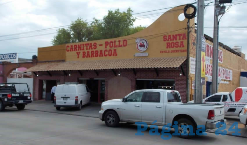 En el restaurante Santa Rosa, dos hampones despojaron a un residente de Encarnación de Díaz, Jalisco, de un millón 80 mil pesos