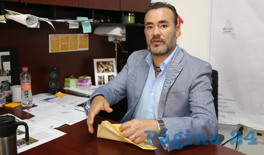 Mauricio Gonz&aacute;lez L&oacute;pez, regidor del Ayuntamiento de Aguascalientes (Foto: Eddylberto Lu&eacute;vano Santill&aacute;n)