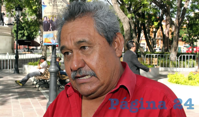 Manuel Medina Ortega, l&iacute;der del Frente de Lucha Campesina (Foto: Archivo) 