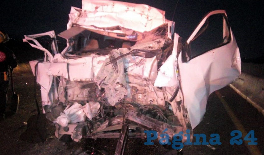 El percance ocurrió en el kilómetro 53 de la carretera federal 45 norte