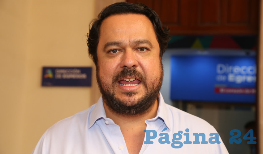 Luis Obregón Pasillas, secretario de Economía Social y Turismo Municipal (Foto: Eddylberto Luévano Santillán)