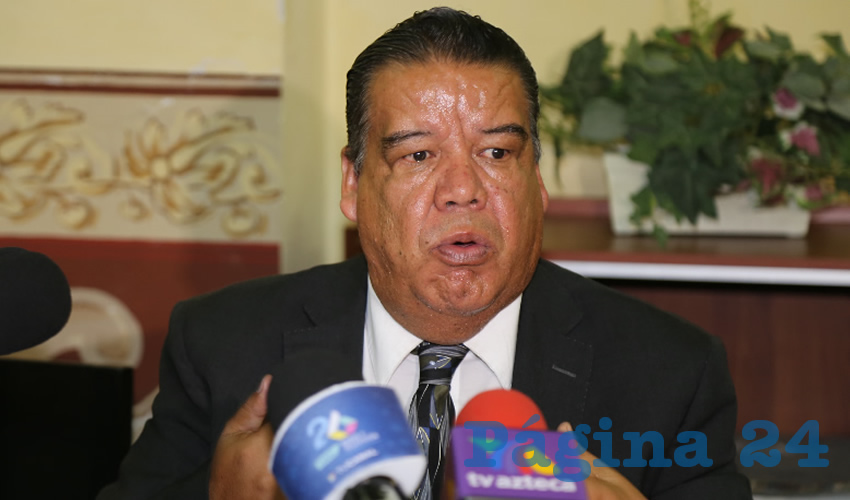 Francisco Javier Flores Flores, presidente de Cimientos del Magisterio (Foto: Eddylberto Lu&eacute;vano Santill&aacute;n)