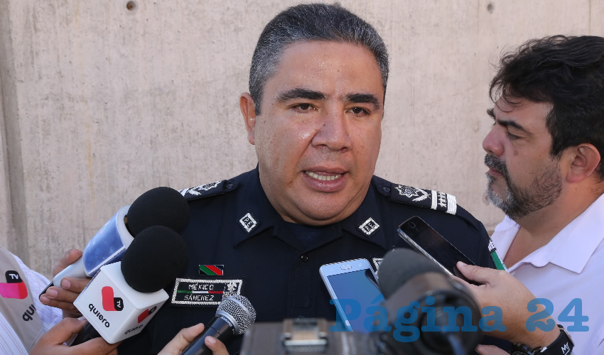 Porfirio S&aacute;nchez Mendoza, secretario de Seguridad P&uacute;blica (Foto: Eddylberto Lu&eacute;vano Santill&aacute;n)