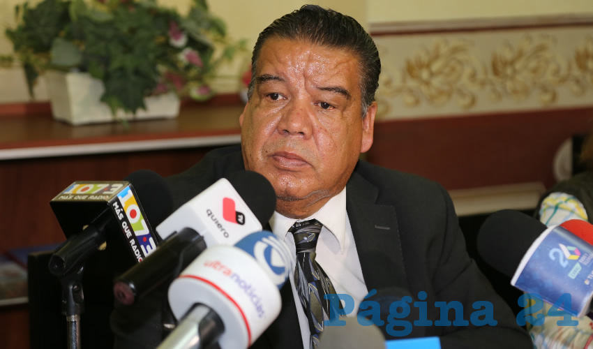 Francisco Flores Flores, líder de Cimientos del Magisterio (Foto: Eddylberto Luévano Santillán)