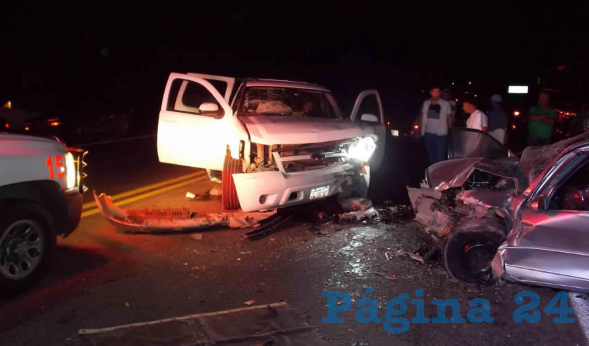 En la carretera federal 25 se produjo el fuerte encontronazo
