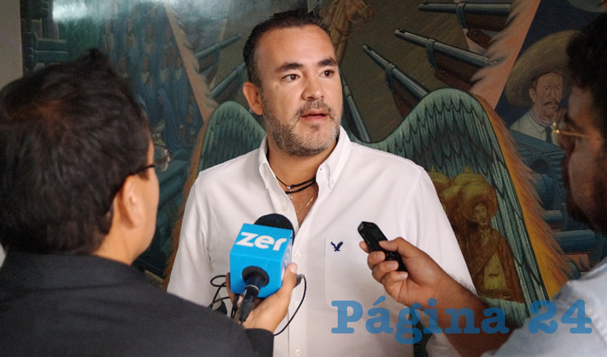 Mauricio Gonz&aacute;lez L&oacute;pez, regidor del Ayuntamiento de Aguascalientes (Foto: Eddylberto Lu&eacute;vano Santill&aacute;n)
