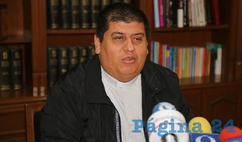 Felipe Gutiérrez Rosales, vocero de la Diócesis de Aguascalientes (Foto: Archivo)