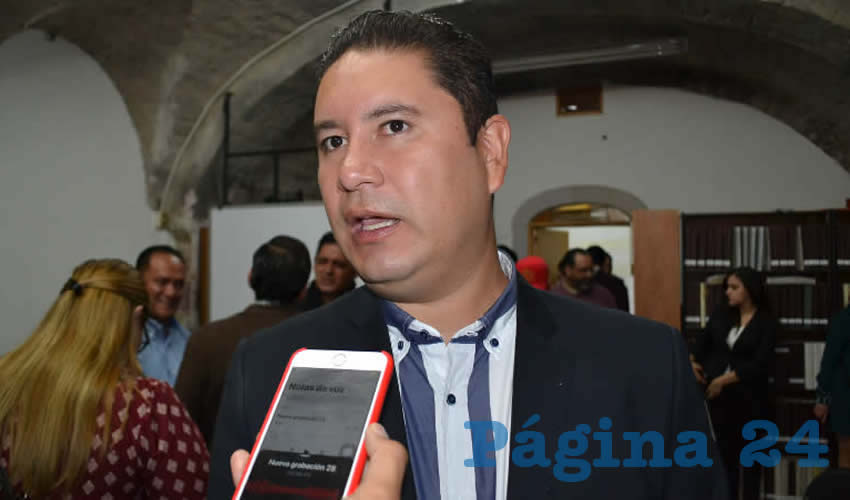 Iván de Santiago Beltrán, secretario de gobierno del ayuntamiento capitalino, reconoció que los elementos municipales han sido intimidados (Foto Merari Martínez)