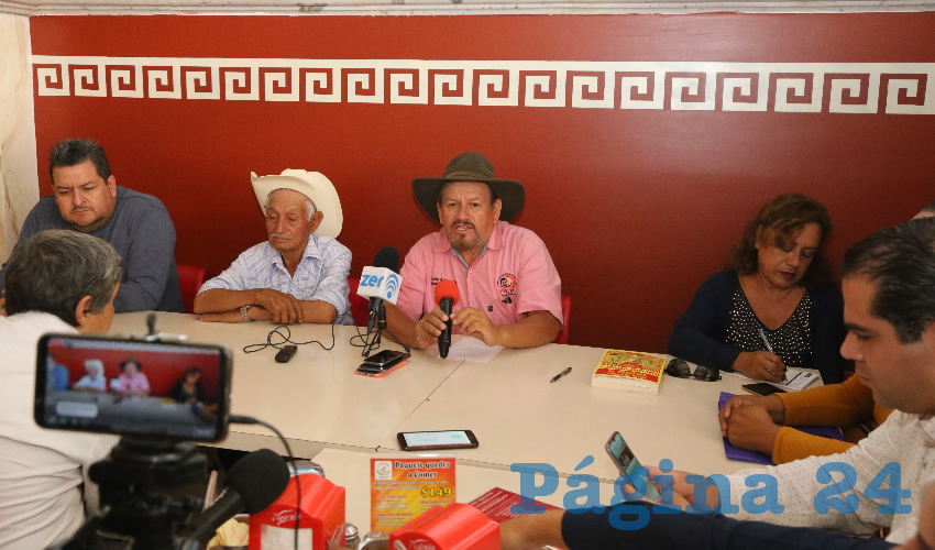 Cecilio Ávila García, dirigente estatal del CIOAC (Foto: Eddylberto Luévano Santillán)