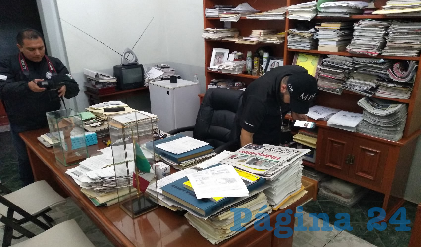El pasado 8 de julio, agentes federales de la Fiscal&iacute;a General de la Rep&uacute;blica irrumpieron, armados, en las instalaciones de Tribuna Libre y P&aacute;gina 24, localizadas en la calle Zaragoza, en el Centro de Aguascalientes