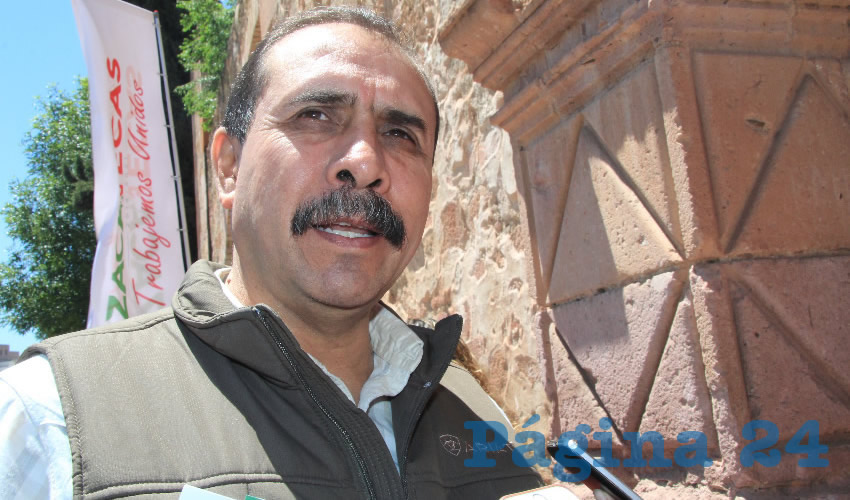 Marco Antonio Regis Zúñiga, presidente municipal de Cañitas de Felipe Pescador (Foto Archivo Página 24)