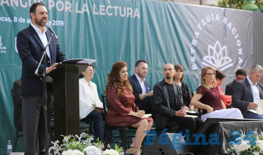 El Ejecutivo reiteró a la Presidenta Honoraria de la Coordinación de la Memoria Histórica y Cultural de México su determinación de respaldar la Estrategia Nacional de Lectura