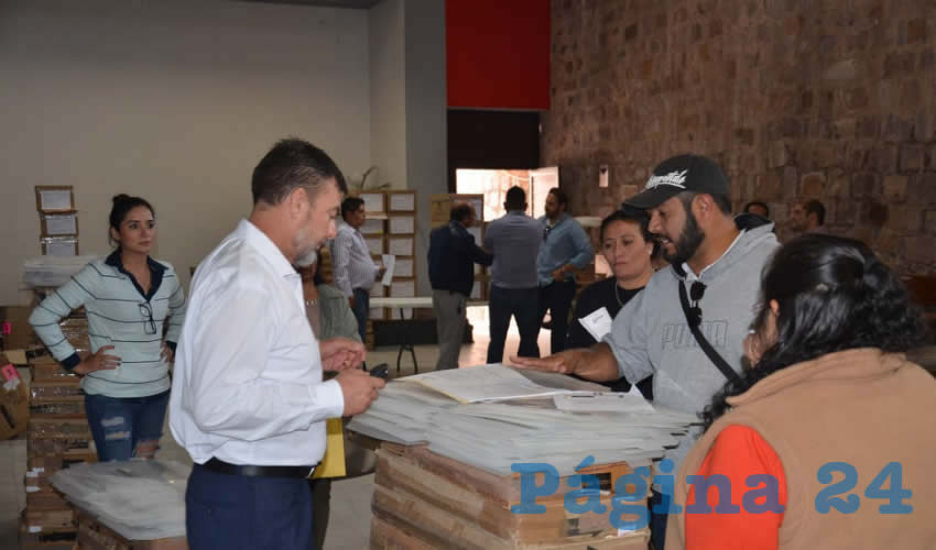Uribe Góngora pidió realizar la entrega del material de una manera ordenada