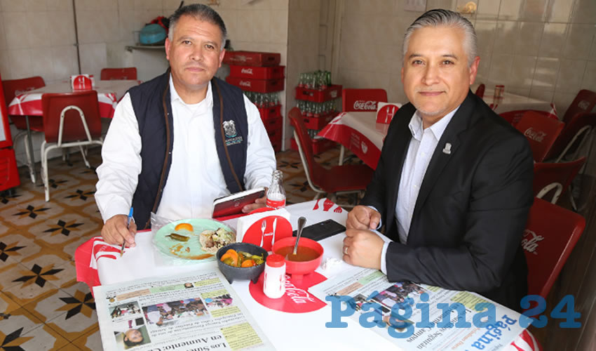 En Lonchería El Mono desayunaron Jesús Arellano Carreón y Julio César Medina Delgado