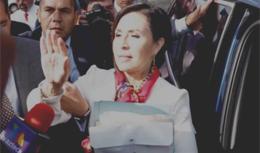 Rosario Robles, ex secretaria de Desarrollo Social y también ex titular de la Sedatu, en la continuación de audiencia en el Reclusorio Sur (Foto: Eduardo Miranda/Cuartoscuro)
