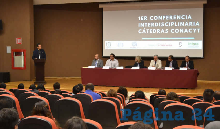 El director del Consejo Zacatecano de Ciencia y Tecnología (Cozcyt), Agustín Enciso Muñoz, refirió que es un honor ser anfitriones de las cátedras en la entidad (Foto: Merari Martínez)