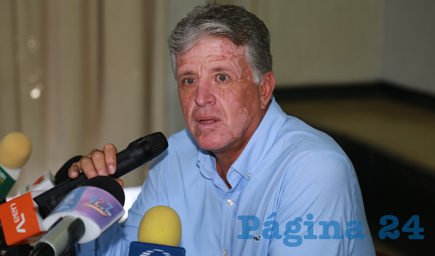 Jaime Gonz&aacute;lez Ulloa, presidente de Productores de Leche en Aguascalientes (Foto: Eddylberto Lu&eacute;vano Santill&aacute;n)