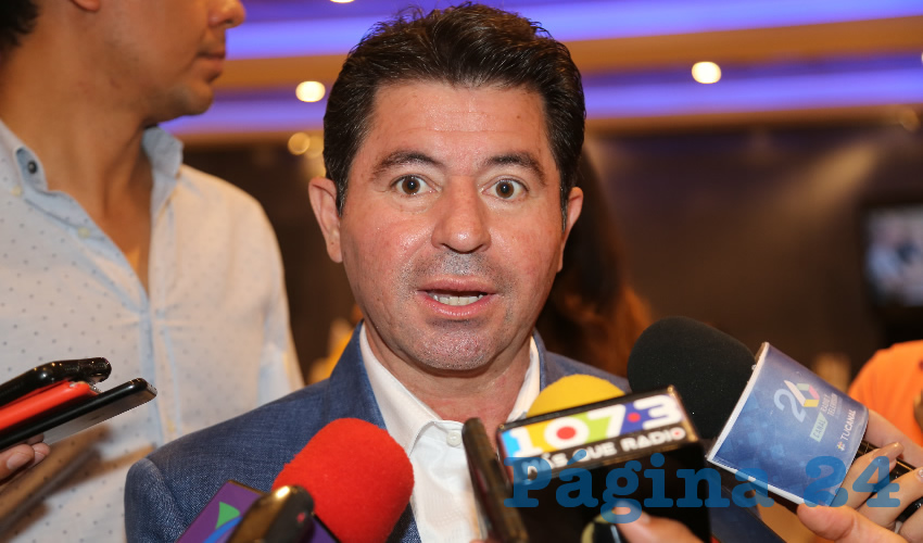 Jorge López Martín, secretario de Turismo (Foto: Eddylberto Luévano Santillán)
