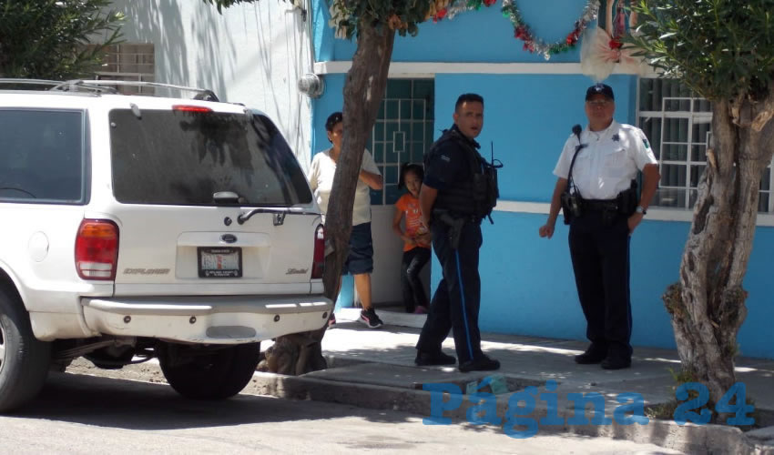 La vivienda que “visitaron” cuatro sujetos y una mujer, en calle Melquiades Moreno 708, colonia Industrial